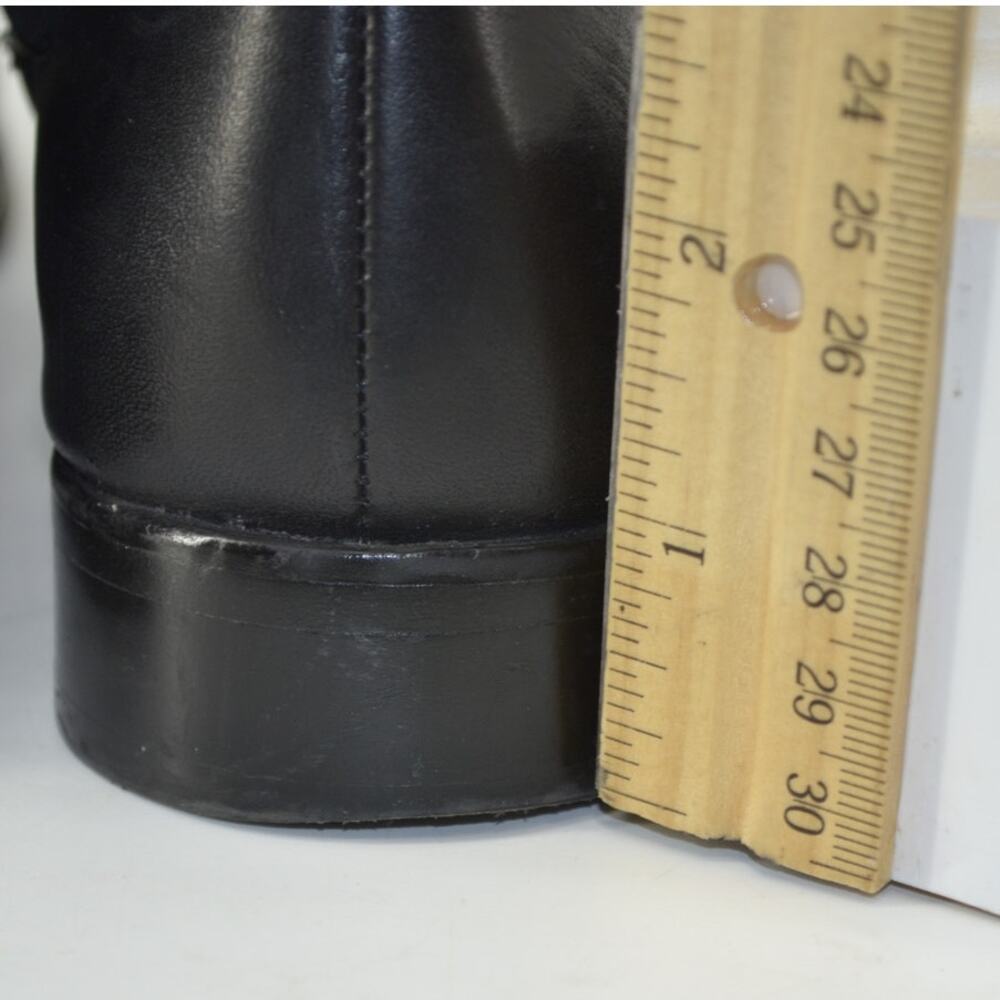 Clarks Caddy Belle Knee High Boot Leather Black Minimalist 7 - Picture 8 of 15